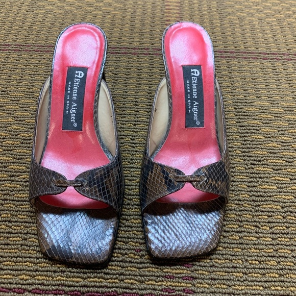 Etienne Aigner Shoes - Etienne Aigner - Reptile Textured - Excellent Condition
